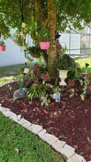 Lush Rubber Mulch Landscaping