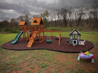 Dream Playground With Rubber Timbers